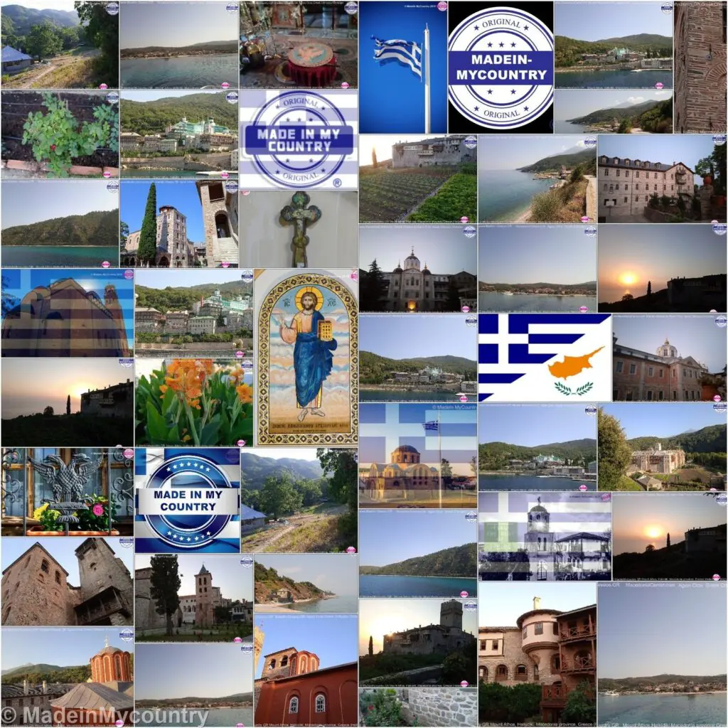 Awe inspiring Agion Oros (Mount Athos) Greek Orthodox Christianity (GR) MadeinMycountry Macedonian province of Greece (Hellas) Άγιον Όρος (Mount Athos) MadeinMycountry is a global platform that celebrates and supports local history, culture, art, and nature conservation efforts.